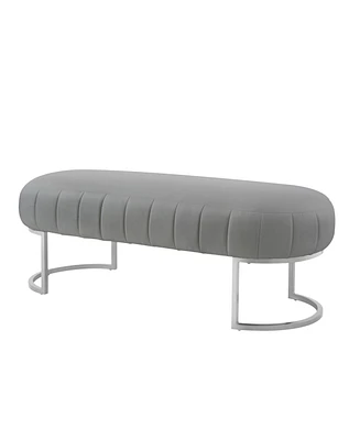 Nicole Miller Mo hit Leather Pu Bench