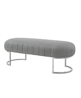 Nicole Miller Mo hit Leather Pu Bench