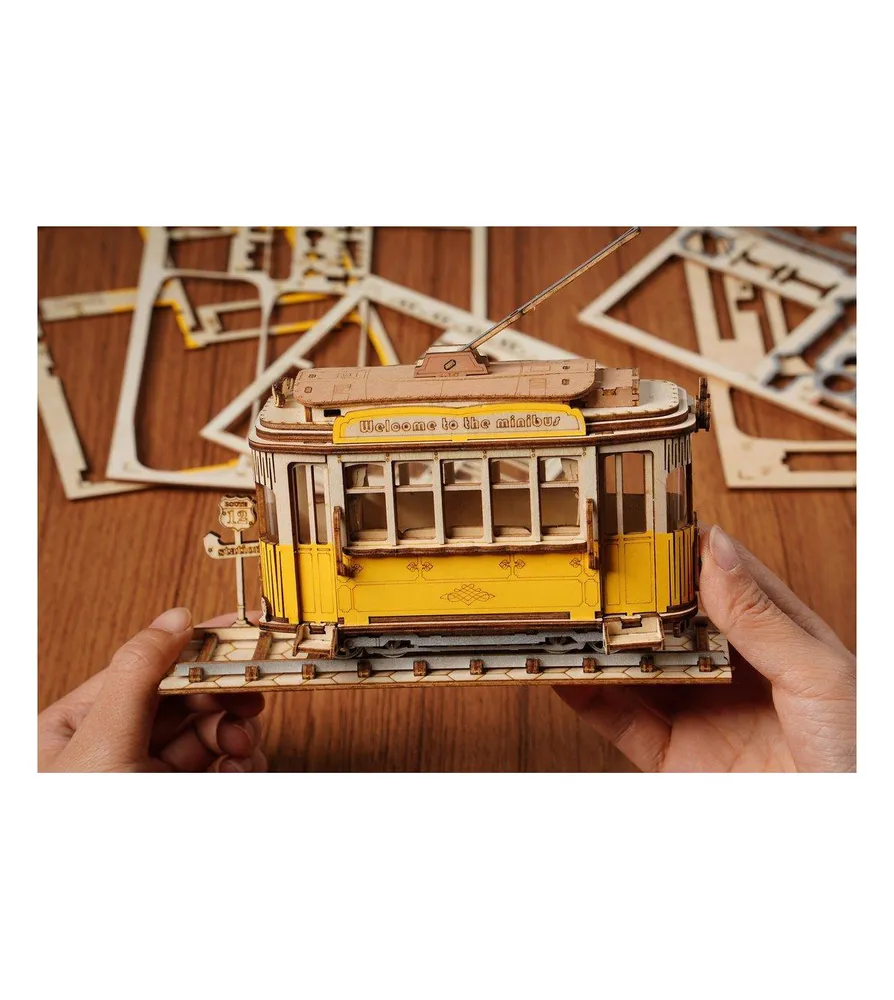 Diy 3D Puzzle - Tramcar - 145pcs
