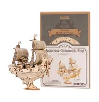 Diy 3D Puzzle - Japanese Diplomatic Ship - 91pcs