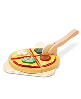 Melissa & Doug Top & Bake Wooden Pizza Counter Play Set-41 Pcs