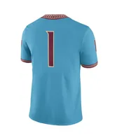 Men's Nike #1 Turquoise Florida State Seminoles Heritage Game Jersey