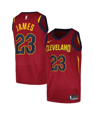 Men's Nike LeBron James Wine Cleveland Cavaliers Swingman Player Jersey - Icon Edition