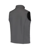 Men's Dunbrooke Charcoal Cleveland Browns Circle Archer Softshell Full-Zip Vest