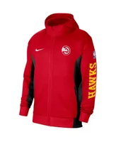 Men's Nike Red Atlanta Hawks 2023/24 Authentic Showtime Full-Zip Hoodie