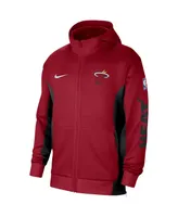 Men's Nike Red Miami Heat 2023/24 Authentic Showtime Full-Zip Hoodie