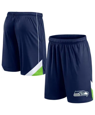 Men's Fanatics Navy Seattle Seahawks Big and Tall Interlock Shorts