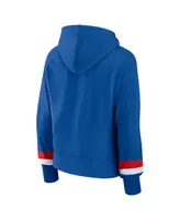 Women's Fanatics Royal Buffalo Bills Over Under Pullover Hoodie