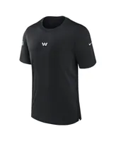 Men's Nike Black Washington Commanders 2023 Sideline Performance T-shirt