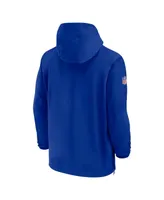 Men's Nike Royal Buffalo Bills Sideline 1/4-Zip Hoodie