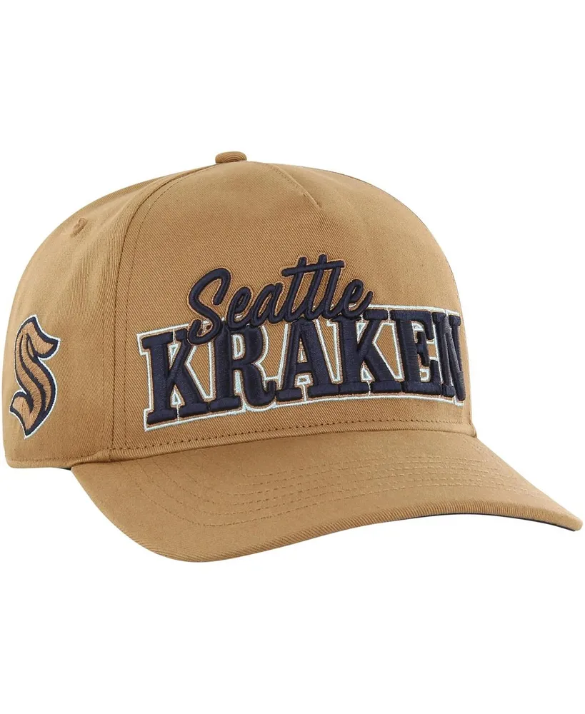 Men's '47 Brand Tan Seattle Kraken Barnes Hitch Adjustable Hat