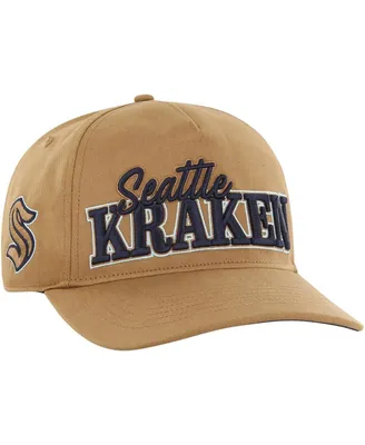 Men's '47 Brand Tan Seattle Kraken Barnes Hitch Adjustable Hat