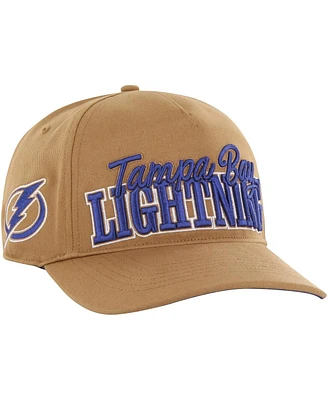 Men's '47 Brand Tan Tampa Bay Lightning Barnes Hitch Adjustable Hat