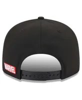 Men's New Era Black Spider-Man Titles 9FIFTY Snapback Hat