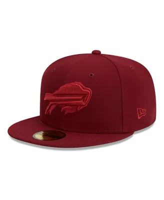 Men's New Era Cardinal Buffalo Bills Color Pack 59FIFTY Fitted Hat