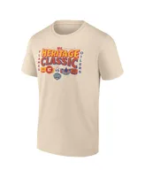 Men's Fanatics Cream 2023 Nhl Heritage Classic Matchup T-shirt