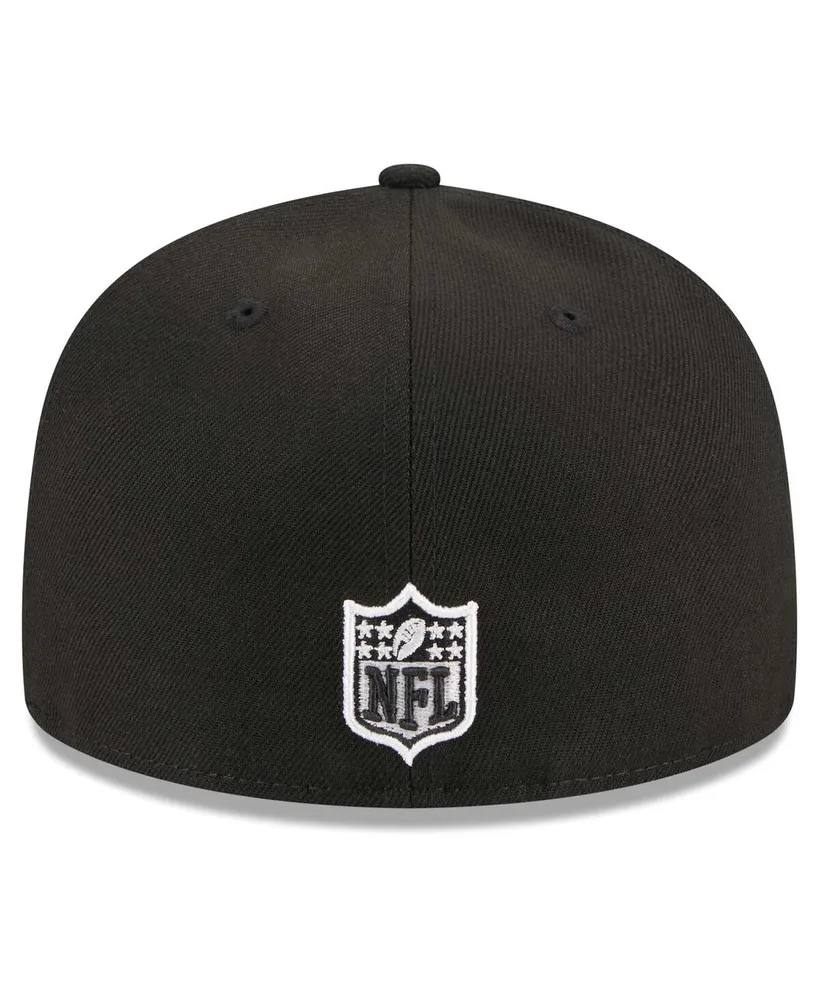 Men's New Era Black York Giants Main Patch 59FIFTY Fitted Hat