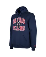 Men's and Women's New Era Navy Orleans Pelicans 2023/24 Season Tip-Off Edition Pullover Hoodie