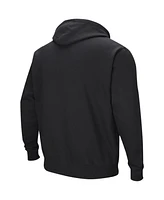 Men's Colosseum Black Texas Longhorns Double Arch Pullover Hoodie