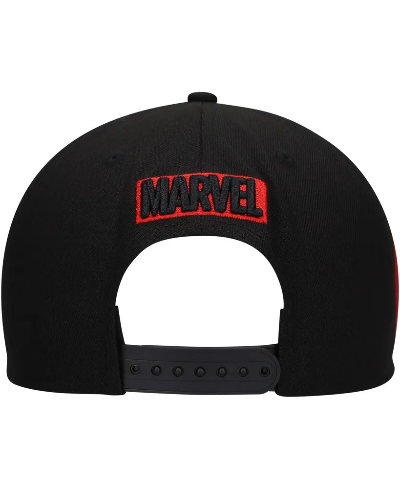 Men's Black Spider-Man Elements Snapback Hat