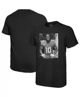 Men's Majestic Threads Tyreek Hill Black Miami Dolphins Oversized Player Image T-shirt