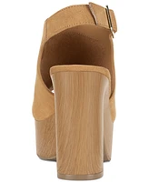 Sun + Stone Women's Jimmiee Peep Toe Block Heel Platform Shooties, Created for Macy's