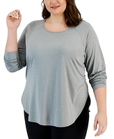 Id Ideology Plus Essentials Long Sleeve T-Shirt, Created for Macy's