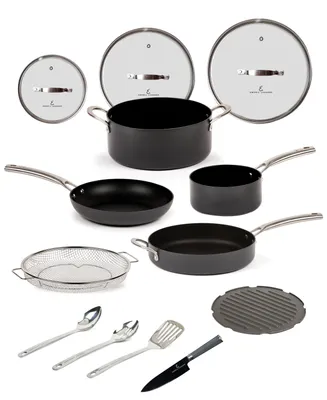 Emeril Lagasse Forever Pan Pro, Aluminum Hard Anodized 13 Piece Cookware Set