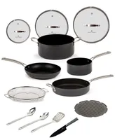 Emeril Lagasse Forever Pan Pro, Aluminum Hard Anodized 13 Piece Cookware Set