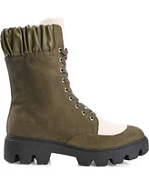 Journee Collection Women's Elinor Lace Up Lug Booties