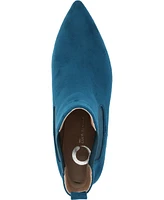 Journee Collection Women's Tenlee Wide Width Pointed Toe Kitten Heel Dress Booties
