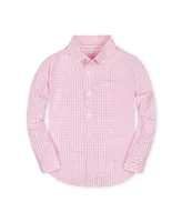 Hope & Henry Boys Organic Stretch Poplin Long Sleeve Button Down Shirt