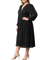 Women's Plus Size Sophie Pleated Cocktail Dress