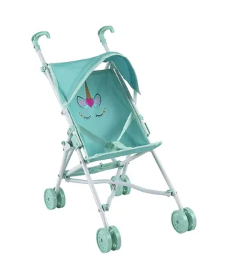 The New York Doll Collection Unicorn Baby Doll Stroller
