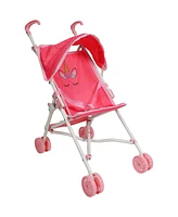 The New York Doll Collection Unicorn Baby Doll Stroller