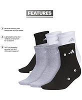 adidas Women's 6-Pk. Superlite 3.0 Quarter Socks