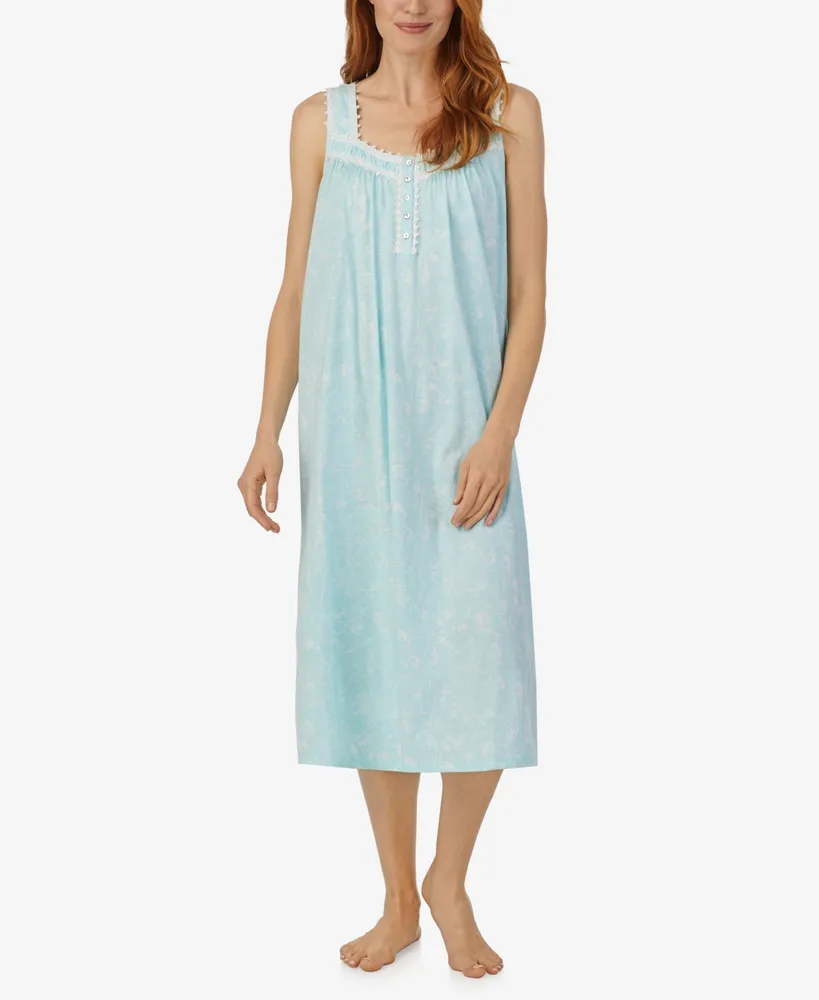 Eileen West Women's Cotton Sleeveless Ballet Nightgown - Macy's