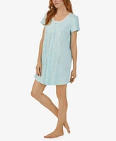 Aria Women's Cap Sleeve Sleepshirt Nightgown