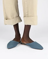 Journee Collection Women's Aniee Wide Width Knit Slip On Mules