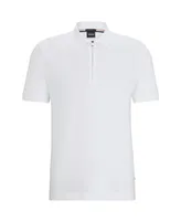 Boss by Hugo Men's Zip Placket Slim-Fit Polo Shirt
