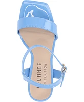 Journee Collection Women's Tivona Wide Width Square Toe Sandals