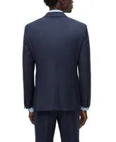 Boss by Hugo Boss Men's Slim-Fit Checked Suit