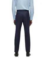 Boss by Hugo Men's Slim-Fit Checked Suit