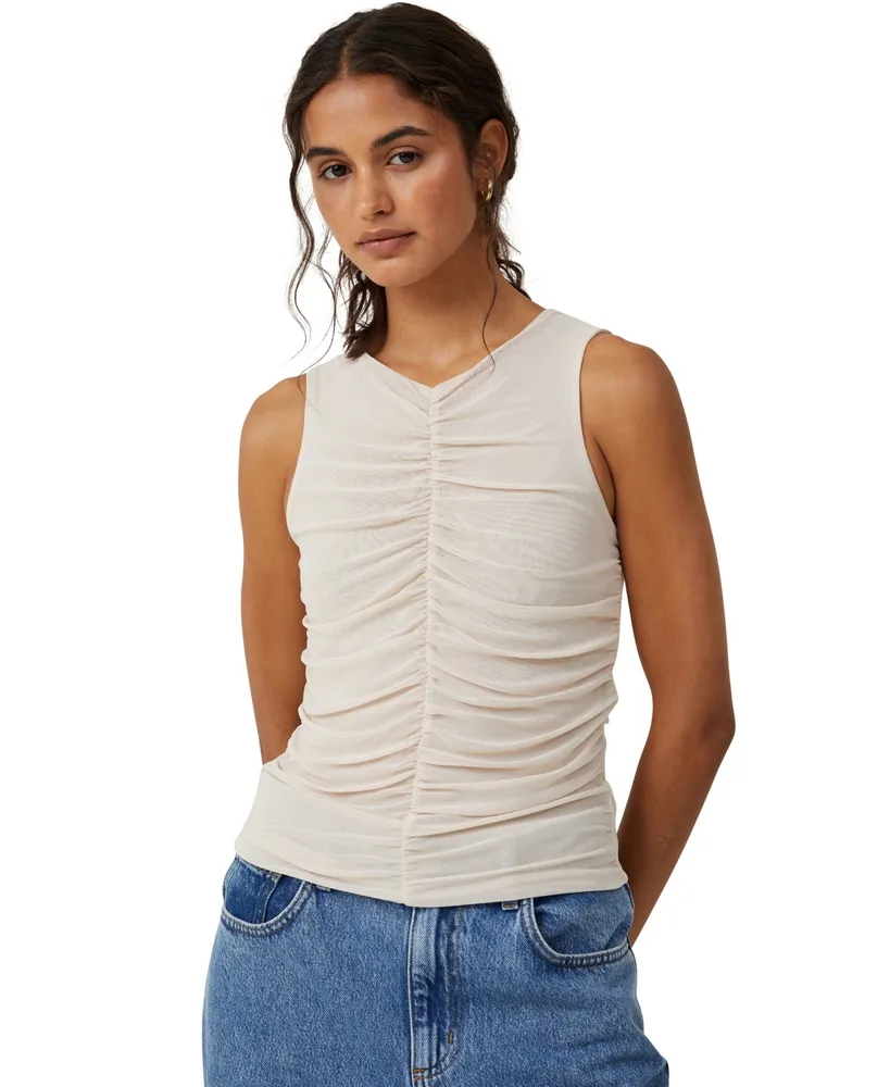 Cotton On Women's Becca Gathered Tank Top