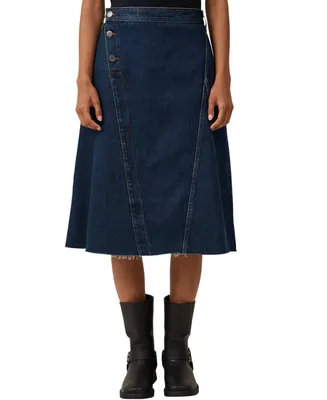 Cotton On Women's Archer Denim Midi Skirt