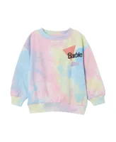 Cotton On Toddler Girls Barbie Dusty Fleece Crew Neck Sweatshirt