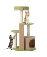 5-Tier Modern Cat Tree Tower for Indoor Cats with Sisal Scratching Posts