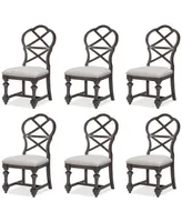 Mandeville 6pc X-Back Chair Set