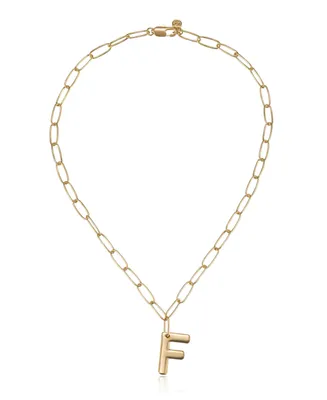 Ettika Paperclip Chain Initial Necklace