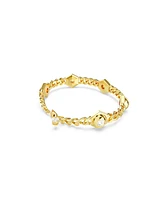 Swarovski Round Cut, White, Gold-Tone or Ruthenium Plated Numina Bracelet